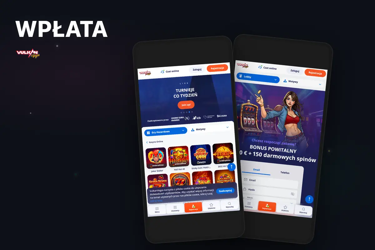 Vulkan Vegas — wpłata