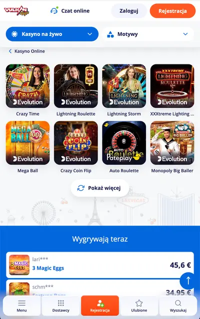 Vulkan Vegas — płatności na telefonie